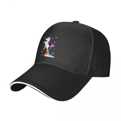 Hat Baseball Christmas Hat Rugby [hot]Unicorn For Funny MenS Sun Children Hat Women Cap Rainbow Farting Hat