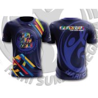 [Great sale] HARI SUKAN NEGARA 3D mens short sleeved T-shirt