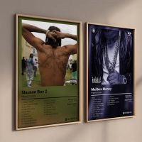 Nipsey Hussle Poster - Pop Rap Music Album Cover - Aesthetic Rapper Hip Hop Rock - Mailbox Money Victory Lap Canvas - Home Wall Decor Liyanhong2