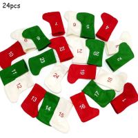 Large Christmas Stockings Gifts Cloth Santa Elk Socks Xmas Lovely Gift Bag For Children Fireplace Tree Christmas Decoration Socks Tights