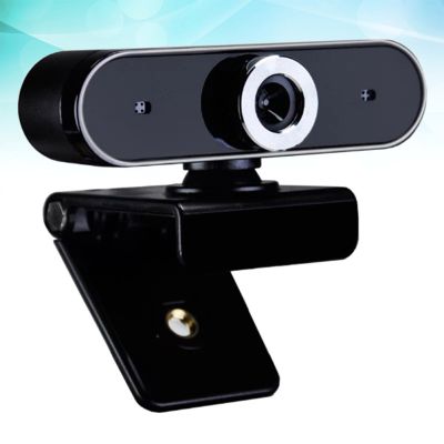ZZOOI 0.3MP Rotatable USB Camera Live Broadcast Camera Teaching Webcam with Noise Reduction Mic (Black)