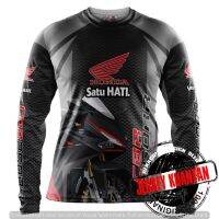 2023 new cycling suit Honda Golden Wing motorcycle racing suit long-sleeved quick-drying t-shirt round-neck university T man cycling enthusiasts wear