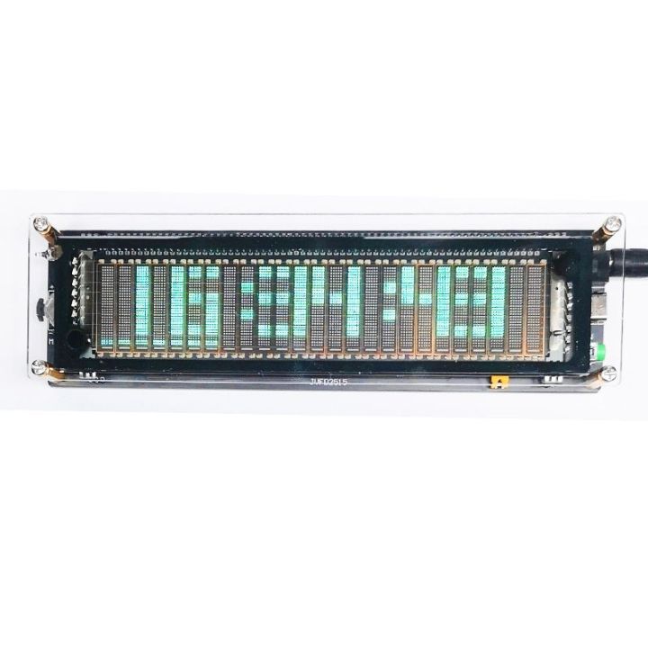 เครื่องวิเคราะห์สเปกตรัมเสียง-ak2515-5v-vfd-เครื่องวัดระดับเสียง-vu-meter-display-หน้าจอ