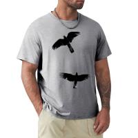 Fly Away With Me T-Shirt Oversized T Shirts Short T-Shirt Animal Print Shirt Black T Shirt Oversized T Shirts For Men