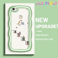 Jlingji เคสสำหรับ Xiaomi Redmi โน้ต5A Y1ที่ดีที่สุดเคสลายแมวตลกกรอบ TPU ใสนุ่มเคสมือถือกันกระแทกทนต่อการสึกหรอซิลิกาเจลฝาครอบป้องกัน