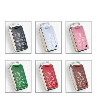 เคสกุญแจสำหรับรถยนต์ Fob สำหรับวอลโว่ S60 S80 V60 XC60 XC70 S60L S80L V40 XC90 5 6ปุ่มอุปกรณ์ตกแต่งรถยนต์เคสห่อหุ้มรีโมท TPU