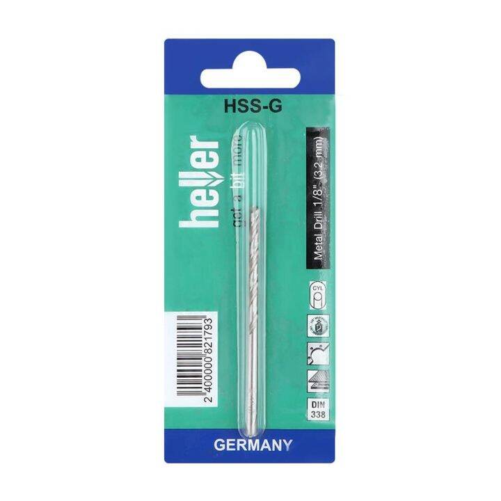 ดอกเจาะเหล็ก-heller-high-speed-1-8-นิ้ว-ส่งเร็วส่งไว-มีเก็บเงินปลายทาง