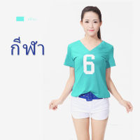 COD เสื้อยืด แฟชั่น ผู้หญิง T-Shirt Cotton 100% คอวี แขนสั้นไตล์เกาหลีใส่สบายผ้านิ่ม