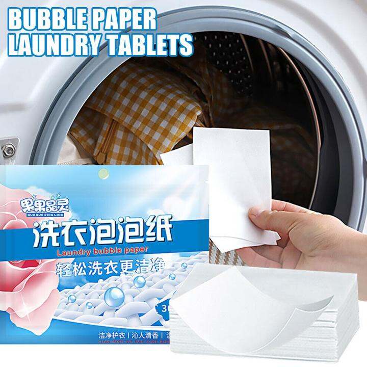 30Pcs/Set Easy Dissolve Concentrated Laundry Tablets/ Cleaning Machine