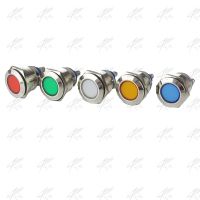 LED Metal Indicator light 16mm waterproof Signal lamp LIGHT 3V 6V 12V 24V 220v screw connect red yellow blue white