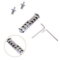 Roller Saddle Locking Tune-O-Matic Chrome Guitar Bridge Fit