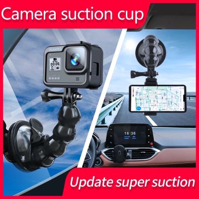 Mini Action Camera Suction Cup for GoPro Hero 10 9 8 7 5 6 4 Sony SJCAM SJ7 Yi 4K H9 Go Pro 7 Mount Window Gl Sucker