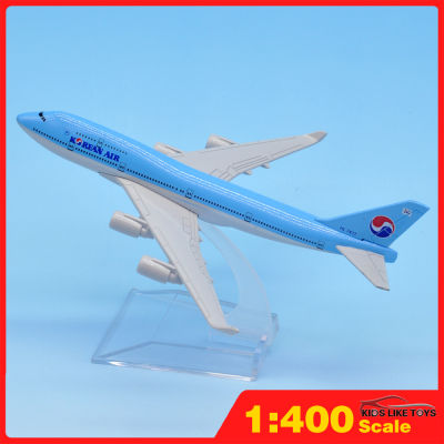 KLT 16 cm 1:400 Korean AIR Airbus Boeing 747 airplane models toys for kids car for kids kids toys toys for boys