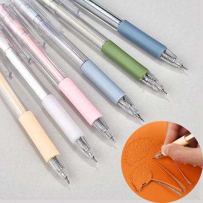 5/6Pcs Paper Cut Knife Pen Refill Set Art Utility Knife Scrapbooking Cutting Tool Precision Sticker Washi Tape Cutter DIY Craft  Scrapbooking