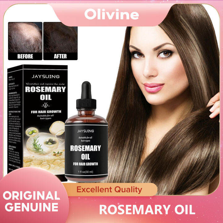 Jaysuing Rosemary Oil Hair Growth Shampoo Quick Treatment Dry FlAnti Hair Loss uffy Oil Dye Hair