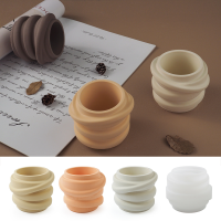 Aromatherapy Candle Holder Mold Clay Molds For Candle Making DIY Wave Shape Silicone Mold Ceramic Candle Cup Mold Irregular Storage Tank Resin Mold