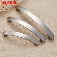 【YD】 NAIERDI Cabinet Handles Knobs Aluminum Alloy Door Brushed Pulls Drawer Handle Hardware