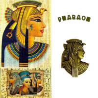 Pharaoh Egypt สถานที่ท่องเที่ยว แลนด์มาร์คที่สำคัญ แม่เหล็กแผ่นโลหะ ของที่ระลึก ของฝากสำหรับนักเดินทาง ของขวัญแทนความทรงจำที่ดี