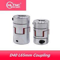 ที่เพลา CNC กับกรามแมงมุม D40ข้อต่อ L65mm 5มม. ข้อต่อปลายพลัมยืดหยุ่น14/17มม. วงจรไฟฟ้าและชิ้นส่วน