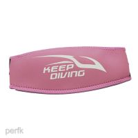 [L.W.F HOT]♟Pink Comfort หน้ากากดำน้ำแบบนีโอพรีนฝาครอบสายรัดดำน้ำแว่นตาเข็มขัด