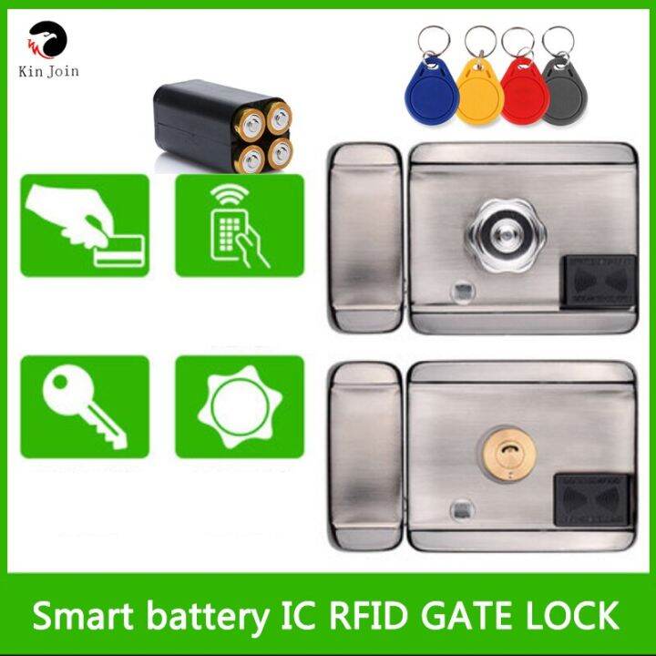 Electric Door Lock Battery Powered /12VDC 13.56 IC RFID Reader Electric
