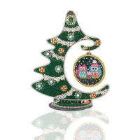 DIY Diamond Painting Christmas Tree With Pendant Diamond Embroidery Kit Special Shaped Drill Acrylic Ornaments Xmas Home Decor