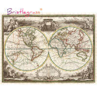 BRISTLEGRASS Wooden Jigsaw Puzzles 500 1000 Pieces World Map in 1788 Educational Toy Collectibles Gift Wall Paintings Home Decor