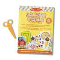 [20แผ่น+กรรไกรเซฟตี้] รุ่น 2304 ชุดกรรไกรฝึกตัดสำหรับเด็กMelissa &amp; Doug Scissors Skills Activity Book รีวิวดีใน Amazon USA กรรไกรไม่คม ปลอดภัย ของเล่น มาลิซ่า 4 ขวบ