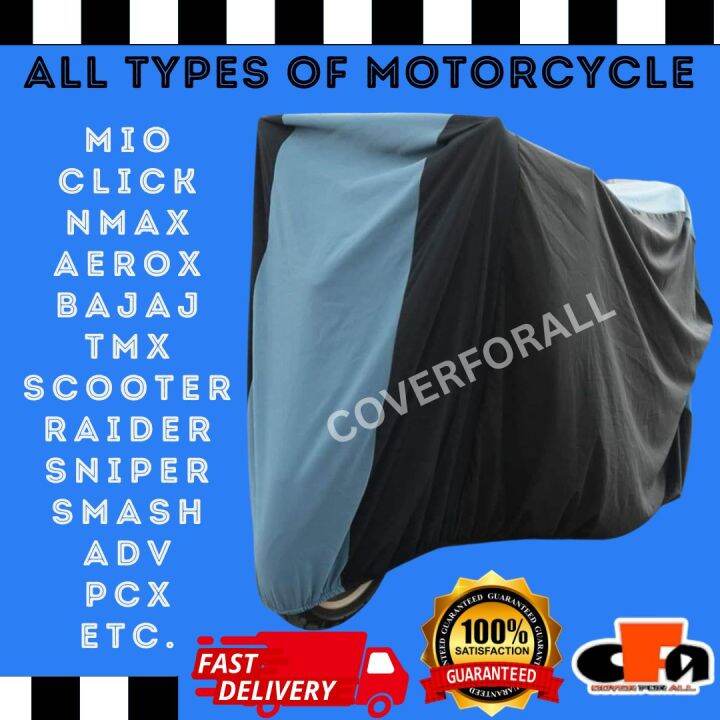 MOTORCYCLE COVER MIO CLICK NMAX AEROX BAJAJ TMX SCOOTER RAIDER SNIPER