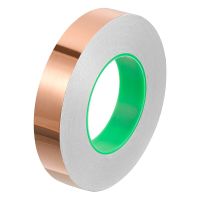 50M Double Sided Conductive Copper Foil Tape Adhesive Tape Mask Electromagnetic Shield Eliminate ESD/EMI Anti-static Repair