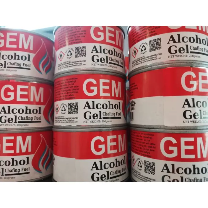 GEM Original Alcohol Gel (200g/160g) Chafing Fuel/Smores Bar Lazada PH