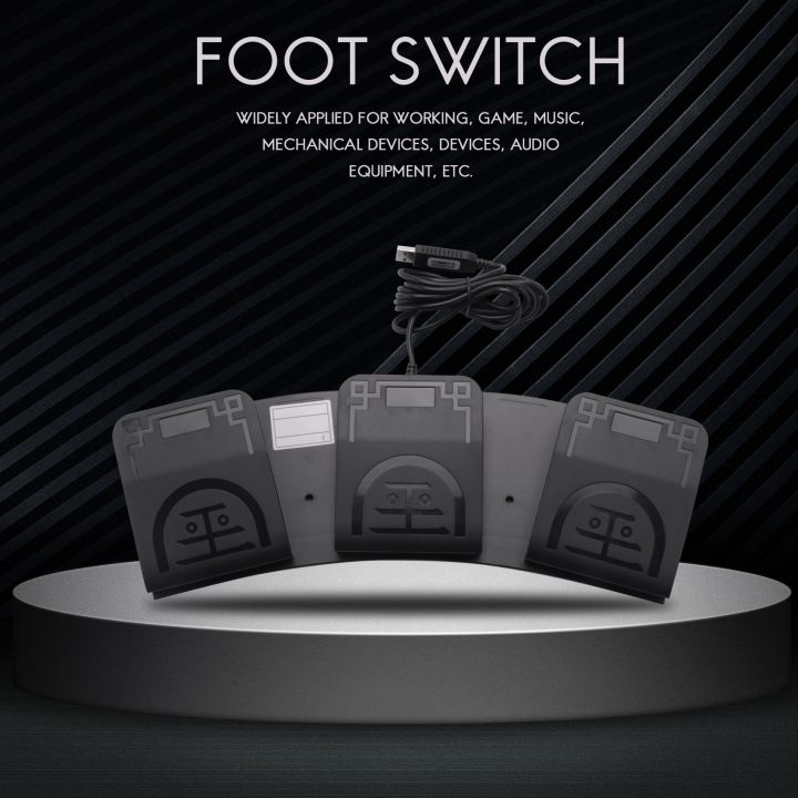 fs2020u1-usb-foot-switch-control-key-customized-computer-keyboard-action-pedal-for-devices-instruments-computers-office