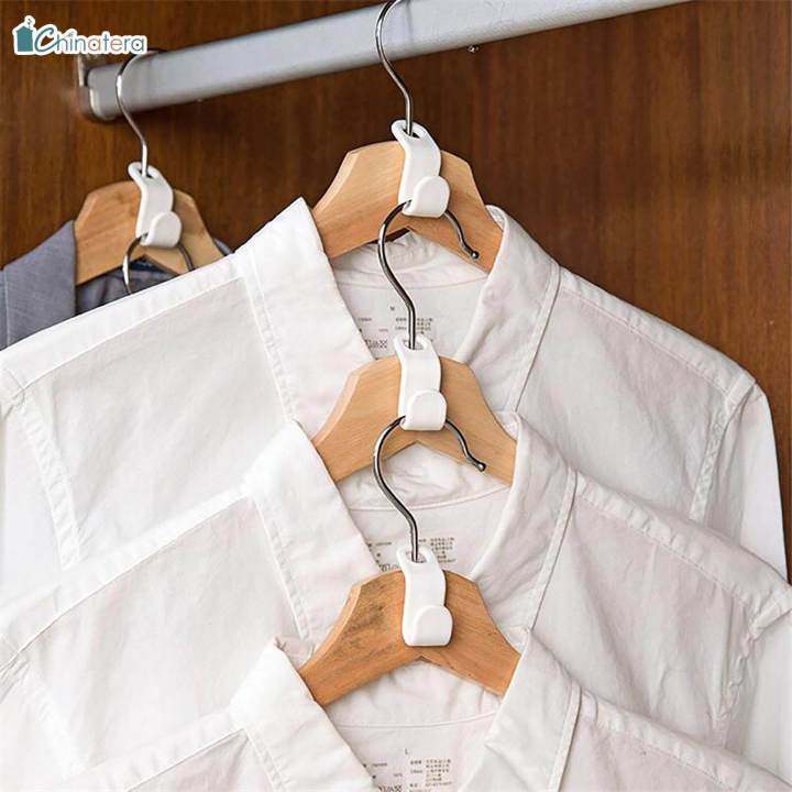 Clothes Hanger Connector Hooks, 50pcs Extra Large Size Space