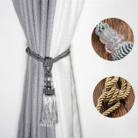 【LZ】vfvixy BEL AVENIR 1Pc Curtain Tieback Home Decor Gold Tassels Tieback Handmade Hanging Ball Holdback Curtain Accessories Buckle Rope