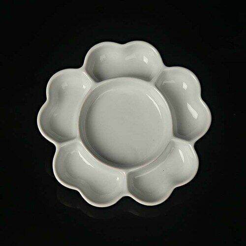 jingdezhen-ceramic-palette-art-gouache-watercolor-chinese-painting-pigment-white-porcelain-plate-supplies-tray