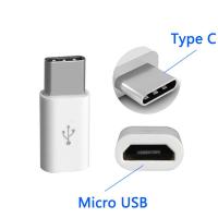 อะแดปเตอร์ขนาดเล็ก3.1 Mikro USB-C Jenis-C Penukar USB ข้อมูลอะแดปเตอร์ Samsung Galaxy A7 Xiaomi USB Jenis C