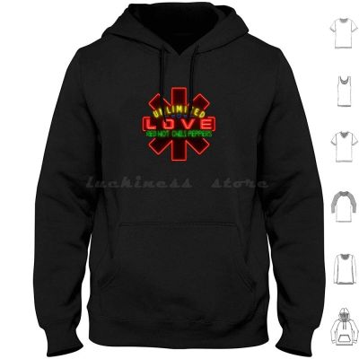 Light Hot Neon Peppers Hoodie Cotton Long Sleeve Classic Metal Music Logo Alternative Funk Vintage Red Chilli Tour Cover Size Xxs-4Xl