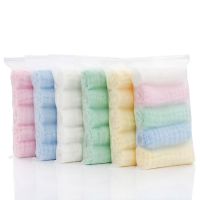 5pcslot Baby Handkerchief Square Face Towel Muslin Infant Face Towel Wipe Cloth