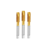 Tap Bit Low Price Good Product Professional High Quality HSS M12*1.75mm Tin Coated Spiral Point Drill Tap Unit