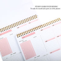 Non-dated Weekly Planner Daily Agendas Notebook Organizer Binder Journal with Habit Tracker, To Do List School Office Supplies