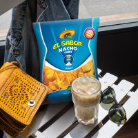 El Sabor Nacho Chips Salted แผ่นข้าวโพดอบกรอบ 225 กรัม