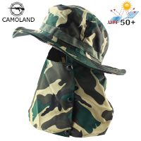 Tactical Camouflage Boonie Hats Nepalese Cap Bucket Hat Militares Army Mens Military Hiking Fishing Hat With Flaps UV UPF50+