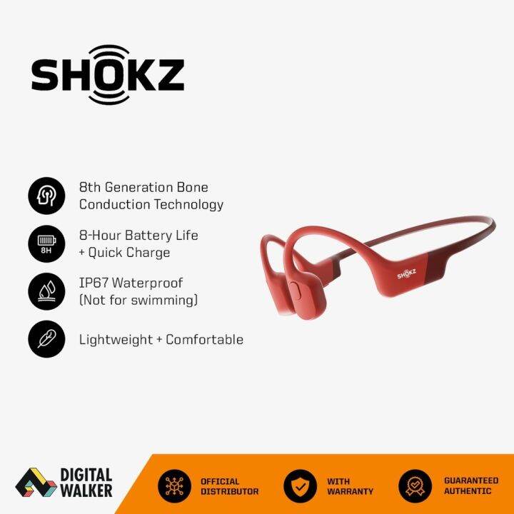 Shokz OpenRun Wireless Bone Conduction Headphones Lazada PH