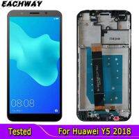 ❦❈ 5.45 quot; Full For Huawei Y5 Prime 2018 LCD DRA-LX2 Display Touch Screen Sensor Glass Frame For Y5 2018 DRA-L21 DRA-L01 LCD Screen