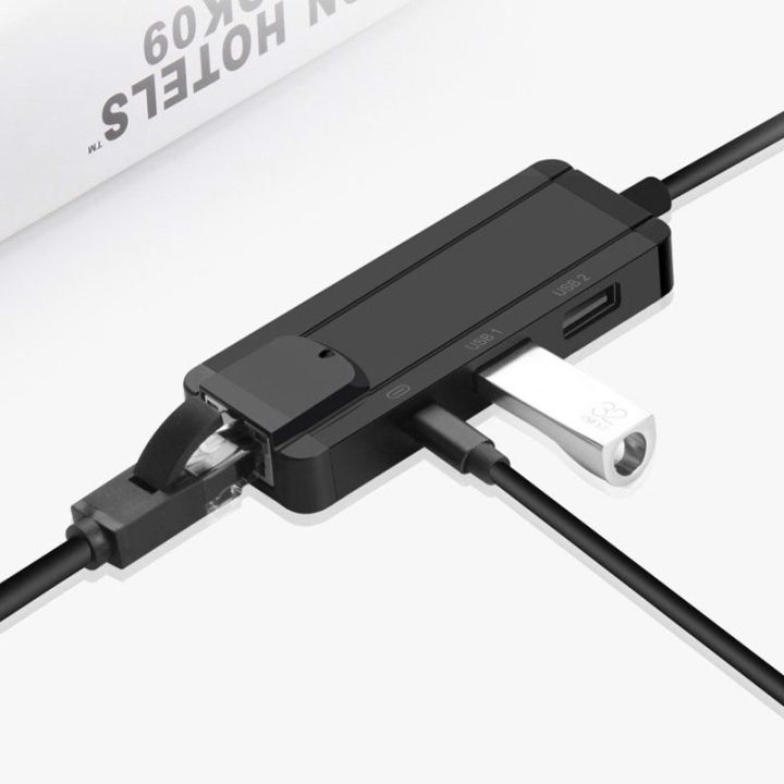 HCM]Bộ Dock chuyển Lightning sang cổng mạng LAN RJ45 2 cổng USB gắn chuột  bàn phím kèm cổng sạc cho iOs iPhone iPad- Aturos OT75 - Hàng nhập khẩu |  