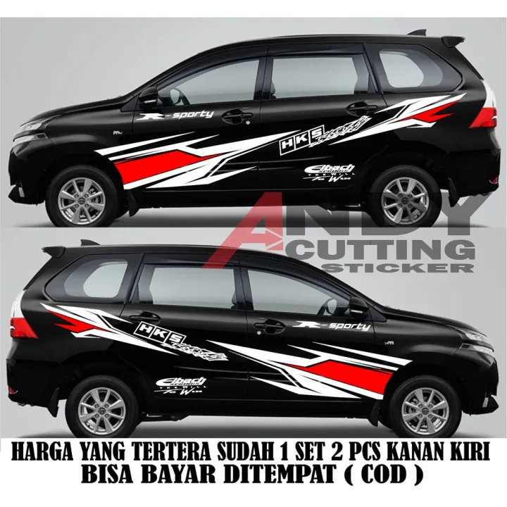 Stiker Mobil Toyota Avanza Sticker Full Body Avanza Xenia Sigra Calya