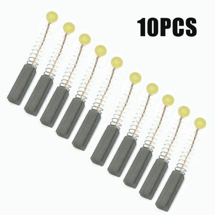 ZIMIVA 10Pcs Carbon Brush Power Tool Motor Coal Brushes Feathered Motorbrush Drill Carbon Brush