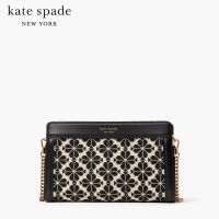 KATE SPADE NEW YORK SPADE FLOWER JACQUARD MEDIUM CROSSBODY K9992 กระเป๋าสะพายข้าง