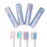 ZZOOI 4pcs Random Lansung Toothbrush Head For Lansung Toothbrush Electric Replacement Tooth Brush Head