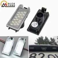 2PCS 18LED License Number Plate Lights For Fiat 500 500C Jeep Grand Cherokee Compass Patriot Maserati OEM :68228930AA68228931AA